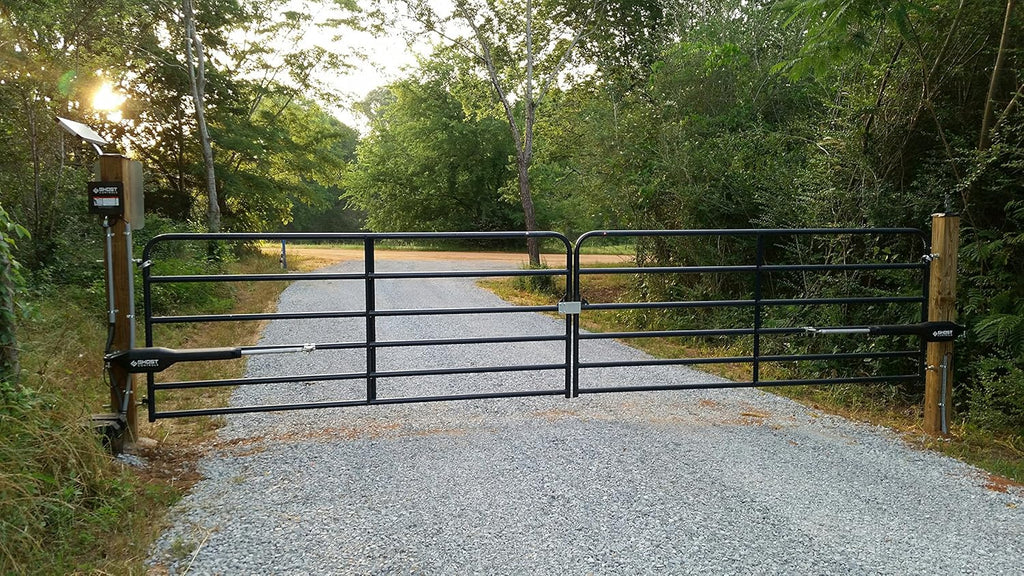 GC GHOST CONTROLS Heavy-Duty Automatic Gate Opener Kit for Swing Gates with Long-Range Gate Opener Remote - Model TDS2