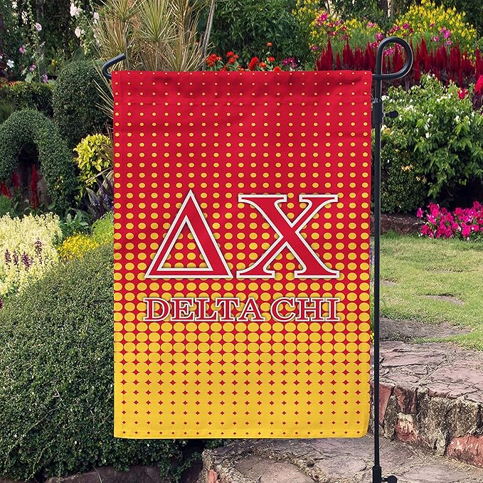Delta Chi Licensed Flag Garden Flag Banner Yard Decor Outdoor Decoration (Delta Chi #4)
