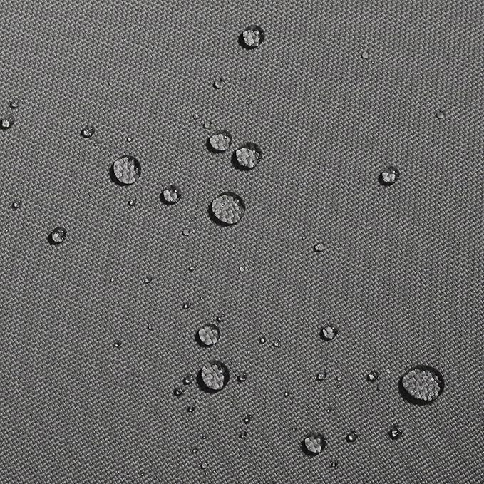 Classic Accessories Montlake Water-Resistant 21 x 20 x 4 Inch Patio Lounge Back Cushion, Light Charcoal Grey, Outdoor Loveseat Cushions