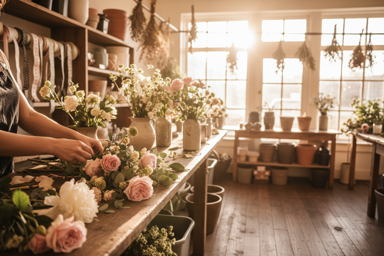 BloomHaven was born from a simple belief: flowers have the power to connect people, tell stories, and brighten lives.

What started as a passion for beauty and craftsmanship grew into a vision—to create a trusted haven where florists, designers, and flower lovers could find not just supplies, but inspiration. (make it real photo)